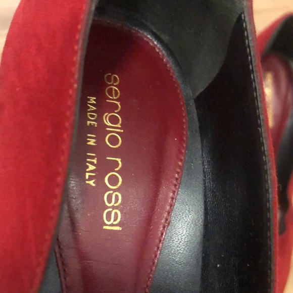 Sergio Rossi made in Italy red heels - Picture 4 of 9